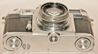 Vintage Rf Camera Zeiss Ikon Contax Iiia Color Dial W sonnar 50mm  F2 Lens