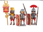 Playmobil Roman Chariot Quadriga 6496    3 Roman Soldiers 6490 New Retired 