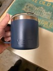 Yeti Rambler Blue Stainless Steel 14 Oz Insulated Mug W  Handle  Lid  Dw Safe
