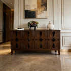 Modern Wooden Credenza Sideboard Buffet Vintage Storage Cabinet Console Table