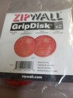 Zipwall Grip Discs - Two 2 Packs - Non Slip Pads  Gd2- Zip Wall