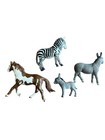 Lot Of Schleich Animals Equines  Horse  Donkey  Zebra Euc