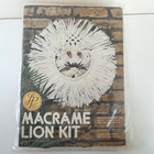 Macrame Lion Wall Hanging Kit By Leisure Home Parties Wall Decor New Mcm