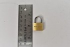 Mini Padlock Madol Brass 20mm Tiny Zipper Box Luggage Lock W  3 Keys - Lot Of 5