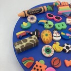 Vtg 90s Eraser Lot Aliens Animals Holiday Kawaii Letters Etc Red Orange Crayon