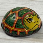 Vintage Tin Friction Toy Turtle Koyo Japan 1950   s Rolling Toy Wheels