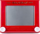 Etch A Sketch - Classic - Red 500 Inches  length   Grey red 