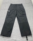 Grenade Men s Black Cargo Snowboard Pants Size L Waterproof Winter Ski Gear