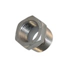 3 4  X 1 2  Npt Threaded Ss 304 Hex Reducing Bush Pipe Reducer Fitting Adapter