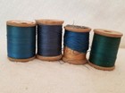 Vintage J p Coats 1 25  Wooden Spools 12 Count Multiple Colors