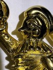 Vintage Heavy Gold Tone Jack In The Box Pendant 1 8  Solid Cast Clown Jester
