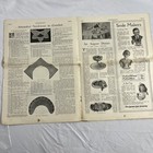 Needlecraft Magazine Aug 1916 Embroidery Crochet Sewing Patterns Ads Antique