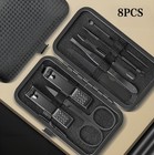 Pedicure   Manicure Set Nail Clippers Cleaner Cuticle Grooming Kit Nail Case
