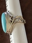Sterling Silver Pollack Relios Turquoise Ring - Size 6