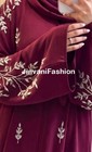 Women Embroidered Abaya Long Modest Dress Muslim Islamic Kaftan Party Wear