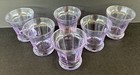 Vintage Neodymium Alexandrite Depression Glass Tumblers 3  Set Of 6