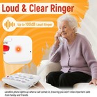 Big Button Corded Landline Phone For Seniors W  Sos   Photo Dial
