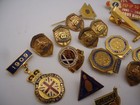 Mixed Lot Of Service Awards And Fraternal Organization Pins