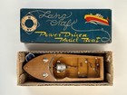 Vintage Electric Model Boat With Original Box Power Driven Toy Langcraft