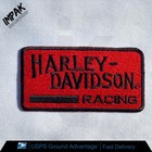 Harley Davidson Racing Hd Motorcycle Embroidered Iron On Sew Embroidery Patch