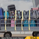 4pack 2 x27  Ratchet Straps Heavy Duty Tie Down Strap 10000 Lbs W double J Hook