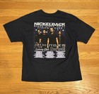 2009 Nickelback Dark Horse Tour Concert T Shirt Black Size Xl