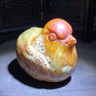 Beautiful Rare Ancient Chinese Carved Hetian Jade Chicken   Good Luck Is At Hand
