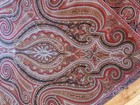 Antique 1800 s Wool Paisley Shawl Scotland Gorgeous For Display Or Restoration  