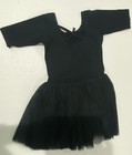 Stelle Girls Ballet Dance Leotard Ds05  black 4t S 100  New