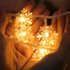 20 Led Snowflake String Lights Usb battery Fairy Lights Christmas Decor