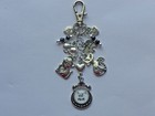 Cat Mom Kitten Cat Paw Love My Cat Key Chain Purse Clip Bag Charm Backpack Fob