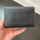 Nwt Coach Flap Card Case Ch487 In Black