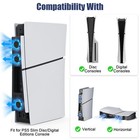 External Cooling Fan For Ps5 Slim Disc digital Console Cooler Fan Led   Usb 3 0