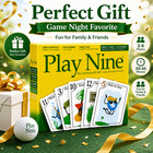 Play Nine Golf Card Game Family Game Night Fun Ages 8  Adults 2-6 Players Gift