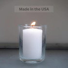 White Votive Candles - Box Of 36 Candles  15 Hour Burn Time  Made In The Usa  Ca
