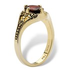 1 40 Cttw  Genuine Garnet Vintage Style Ring Gold-plated