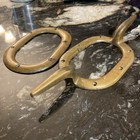 Brass Nautical Boat Cleat Tie Down Maritime Rope Hole 14    Antique Vintage