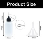 Aoserge 10 Pack White Precision Tip Applicator Bottles  30ml 30ml 