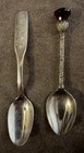 Vintage Lot 6 Collectible Christmas Spoons Souvenir Silver Plated 3 75   -5   