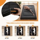 Cozy Japanese Floor Futon Mattress Topper With Storage Bag - Full Size