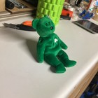 Ty Beanie Buddies Erin Green Teddy Bear Plush Shamrock 1997 Vintage