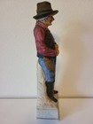Lionstone Whiskey Ceramic Decanter 1969 Vintage 14  Sheriff Empty