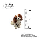 Little Critterz Cavalier King Charles Spaniel  rex  Miniature Porcelain Figurine