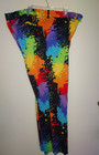Loudmouth Men s Golf  Pants 48 Tag Flat Front Pockets Multicolor Paint Balls