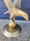 Antique Large Brass 12  Eagle Flag Pole Topper  Finial