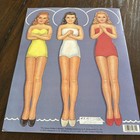 Vtg 1985 Hair-do Dolls Paper Doll Book Dress Up Clothes Uncut Kids Toy Activity