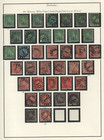 Barbados 1859-1870 Specialized Collection Of 87 Britannia Issues From S g   8-37