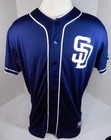 2012 San Diego Padres Eric Stults  53 Game Used Signed Navy Jersey 48 P Sdp1129