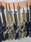 Airsoft Lot     12 Lancer Tactical Aegs   Mags  Batteries  Masks   Gear