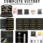 Professional Bore Sight Laser Kit Green Boresighter With 50 Adapters All Caliber